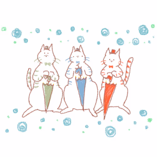 Three cats