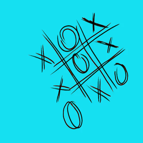 tic tac toe art