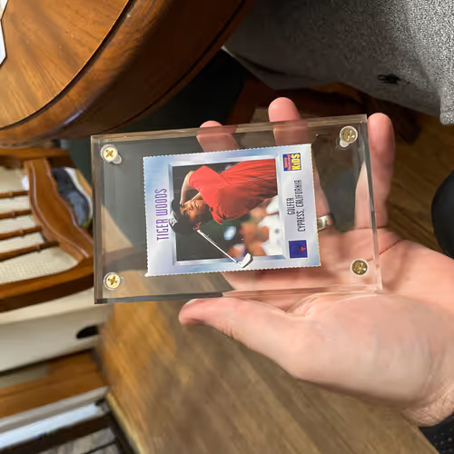 Tiger Woods first rookie card