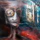 Time, space and technology in oil paintings