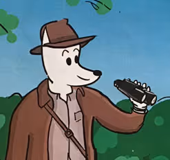 Time Traveling Dog - old
