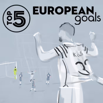Top 5 European Goals of Stefanos Athanasiadis animation