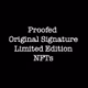 Proofed Original Signature Limited Edition NFTs