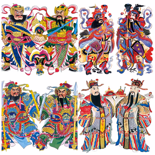 Traditional Chinese painting works