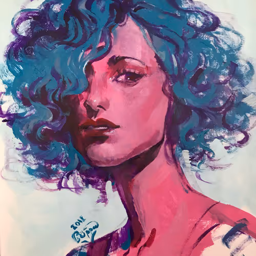 Traditional Art Guppee Gold