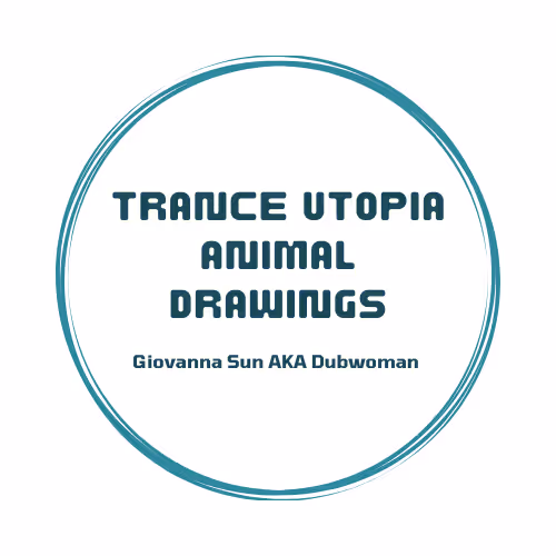 Trance Utopia animal drawings by Dubwoman AKA Giovanna Sun - old
