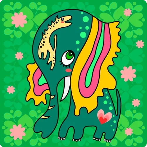 A collection of polygons.