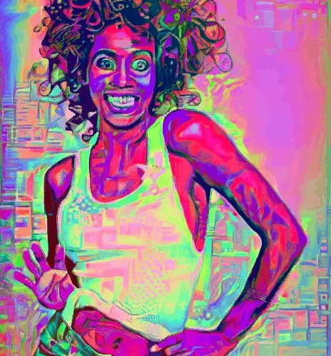 Trippy Whitney Houston