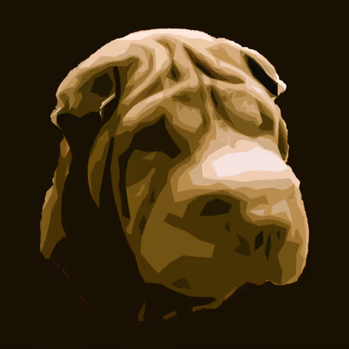 Trudy the Shar Pei NFT - old