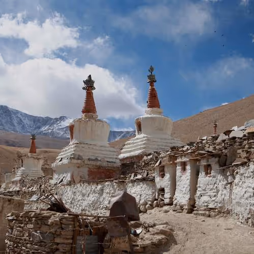 Tso Moriri lake nomadic area - old