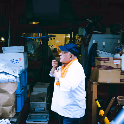 Tsukiji Fish Market - old