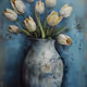 Tulips Flowers in a Vase