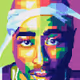 Tupac - pixel art