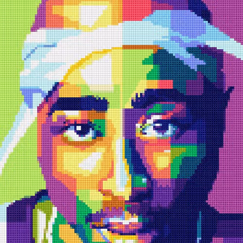 Tupac - pixel art