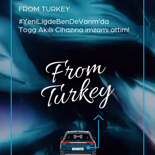 Turkey brand TOGG - old