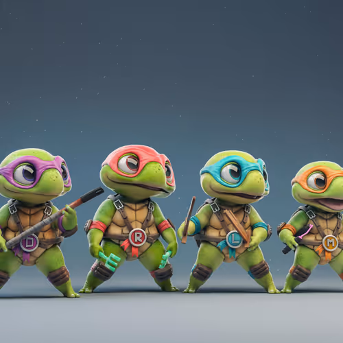 Turtles Ninja Kids - old