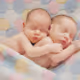 Twins asleep - old