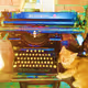 Typewriter cat