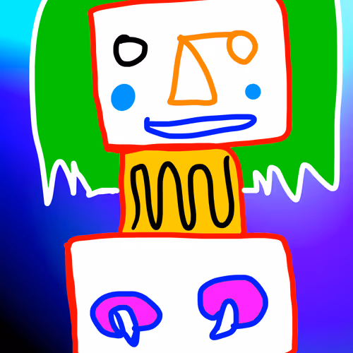 UGLY COLORFUL GIRL - old