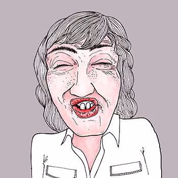 Ugly Portrait Hand Drawn