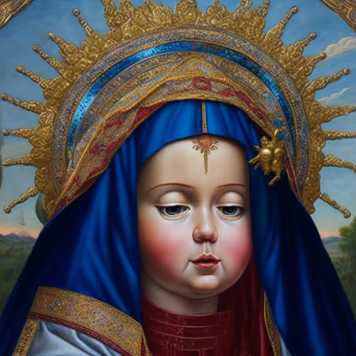 Ukrainian virgin Mary