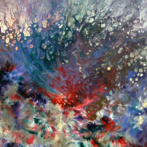 underwater flower fire