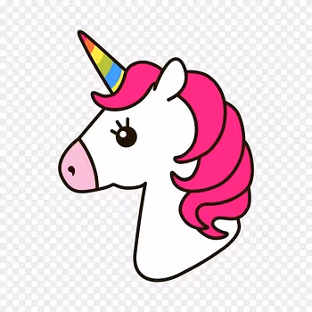 Unicorn cartoon version