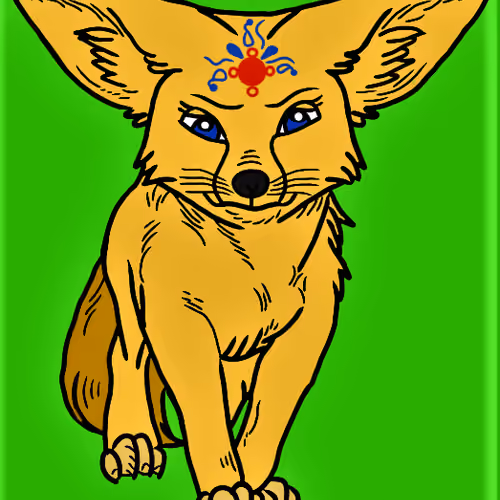 Unique Fennec Fox.