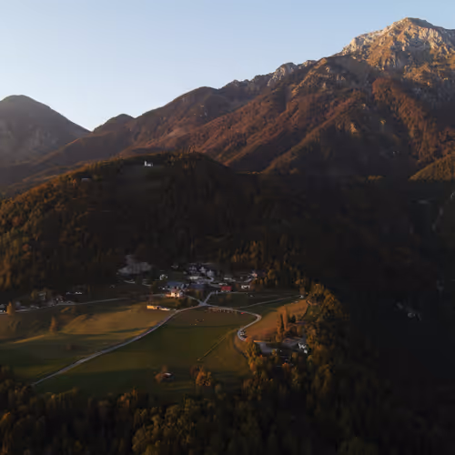 Baselj village in Slovenia
