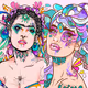 Studio Irida original art - old