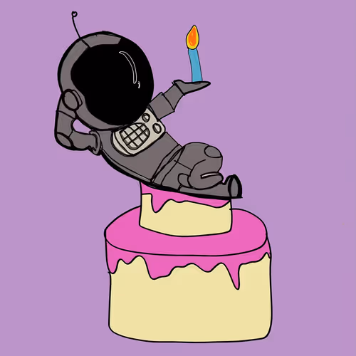 Astronaut Surfer - old