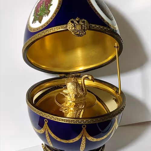 Faberge Imperial Swan Egg