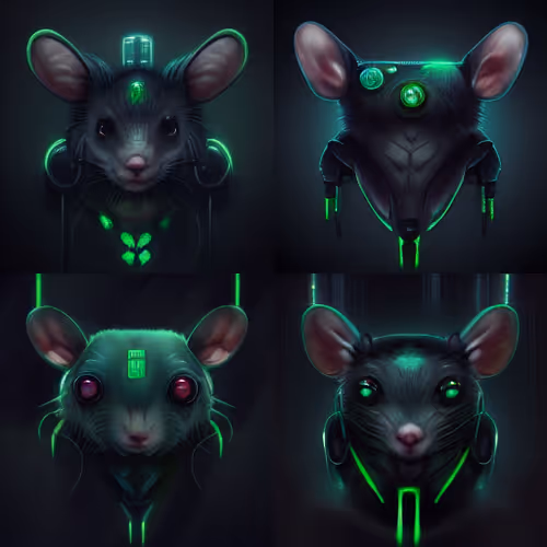 Cyber Mouse Collage