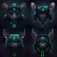 Cyber Mouse Collage