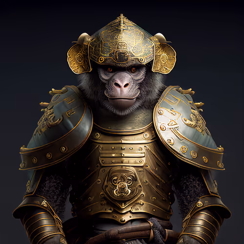 monkey samourai