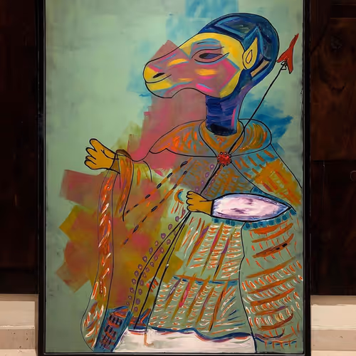 Roland Carter phygital paintings - old