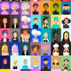Colorful Lady ~ Collection #253248498 - old