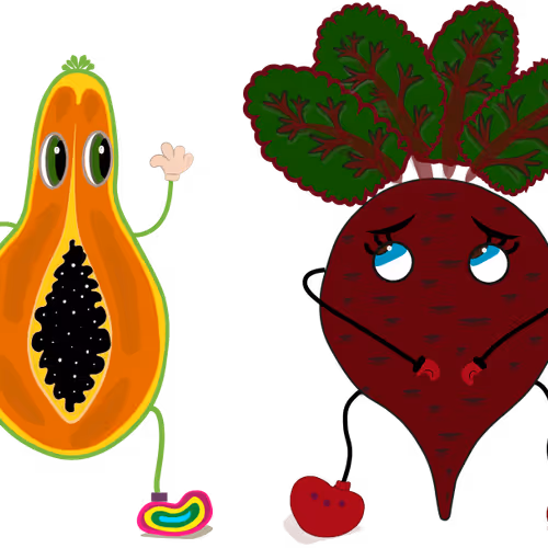 Papaya and Beet love story