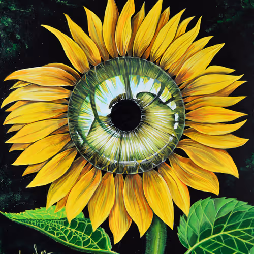 Sunflowers confluese