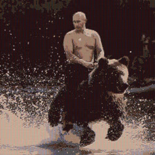President Putin Riding a Bear