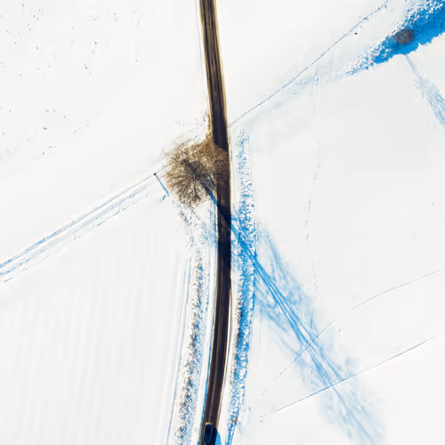 Winter aerial photography #34611241