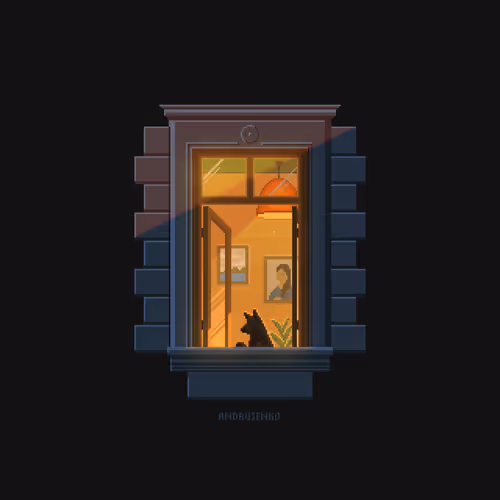 Light in window