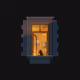 Light in window