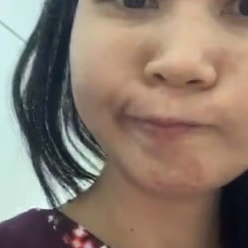 My Girl friend reaction on my video call