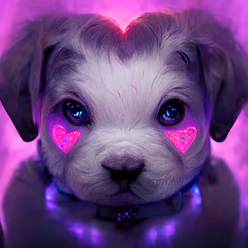 Purple Love Puppies