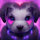Purple Love Puppies