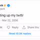 Historical Twitter and NFT
