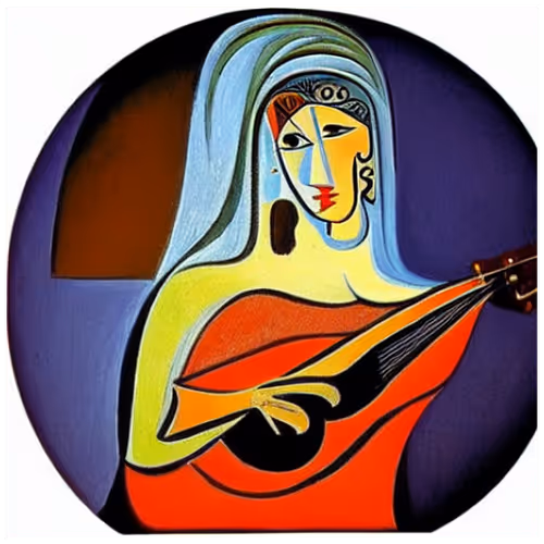 Girl with a Mandolin