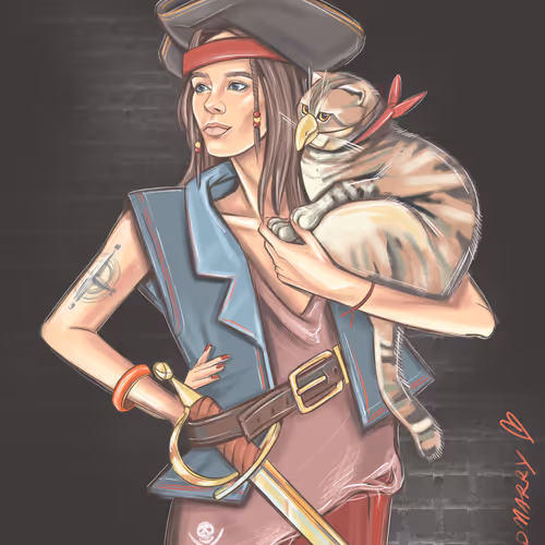 Digital illustrations by Maria Ptitsina - old