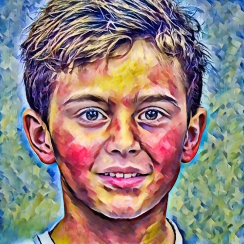 Boy Painting 1